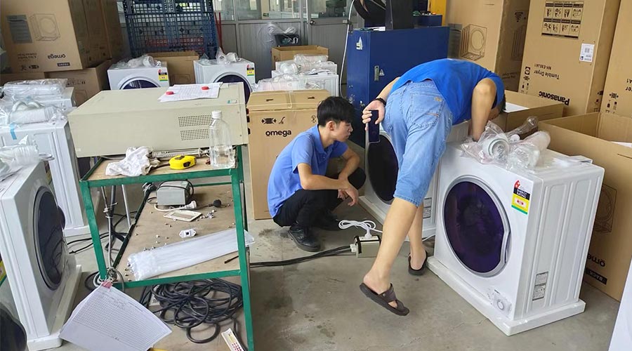 驗貨省心省力！澳洲omega客戶稱贊衣物烘干機代工質(zhì)量高