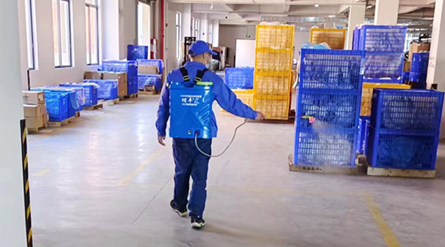 健康和安全放首位！金環(huán)電器全面開(kāi)展工廠除菌工作