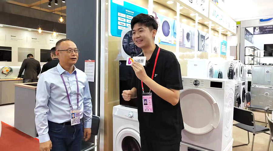 廣交會熱點！央視、新華網(wǎng)等媒體聚焦金環(huán)電器滾筒干衣機
