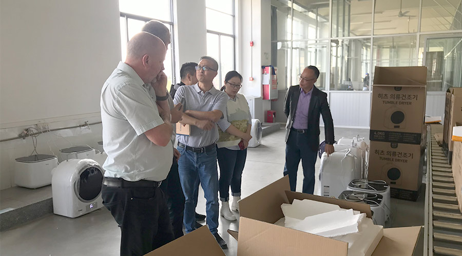 搶訂單 拼合同！金環(huán)電器積極推進滾筒衣服烘干機訂單增長